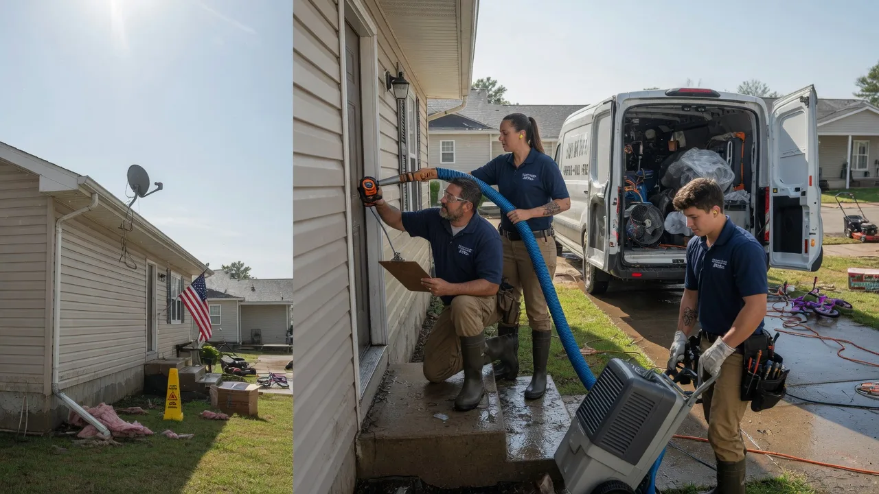 Ceiling Water Damage Restoration in Albers, IL near me