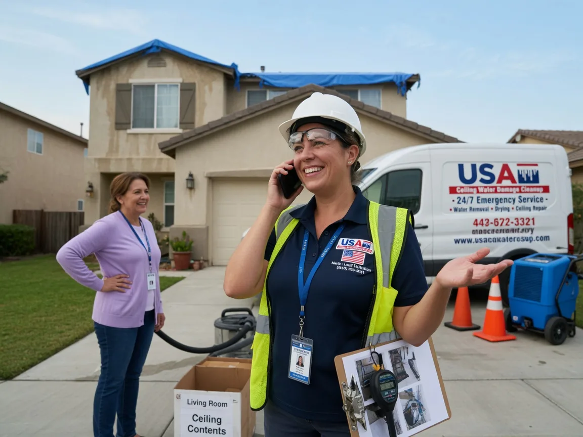 Ceiling Water Damage Restoration Albers, IL FAQs